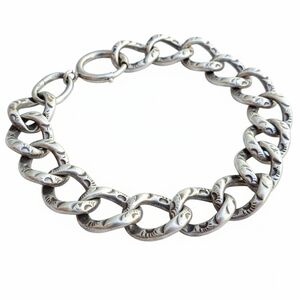 Antique Victorian Repousse Link Bracelet